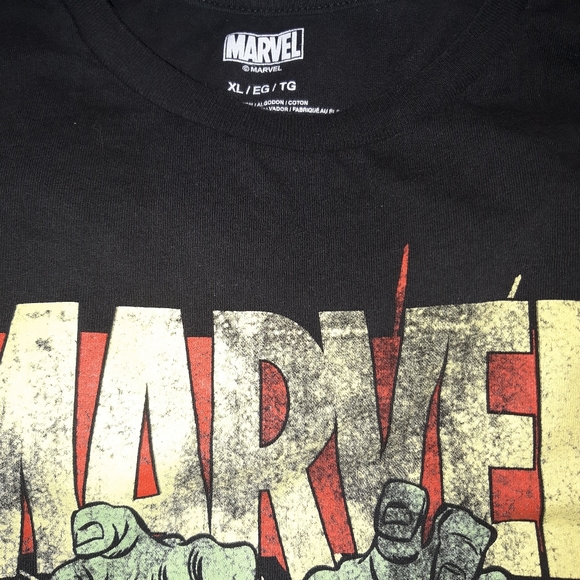 MARVEL COMIC WORN COMIC BOOK LOOK LONG SLEEVE TEE - Picture 10 of 10